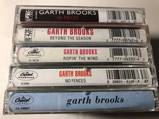 Garth Brooks Country Music Cassettes Lot Of 5 Early 1990s