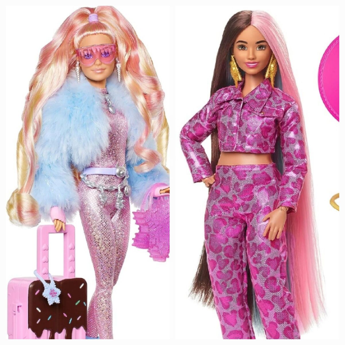 2)Travel Barbie Dolls~ Snow & Safari Fashion Barbie Extra 2)Travel Barbie Dolls~ Snow & Safari Fashion Barbie Extra