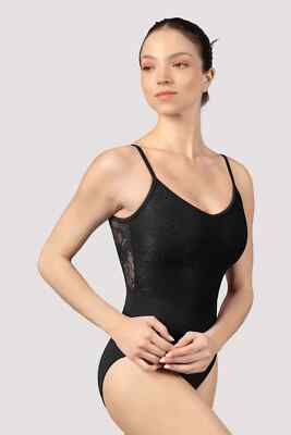Mirella by Bloch Majesty Damen Trikot Camisole Spitzendetail M2194LM schwarz