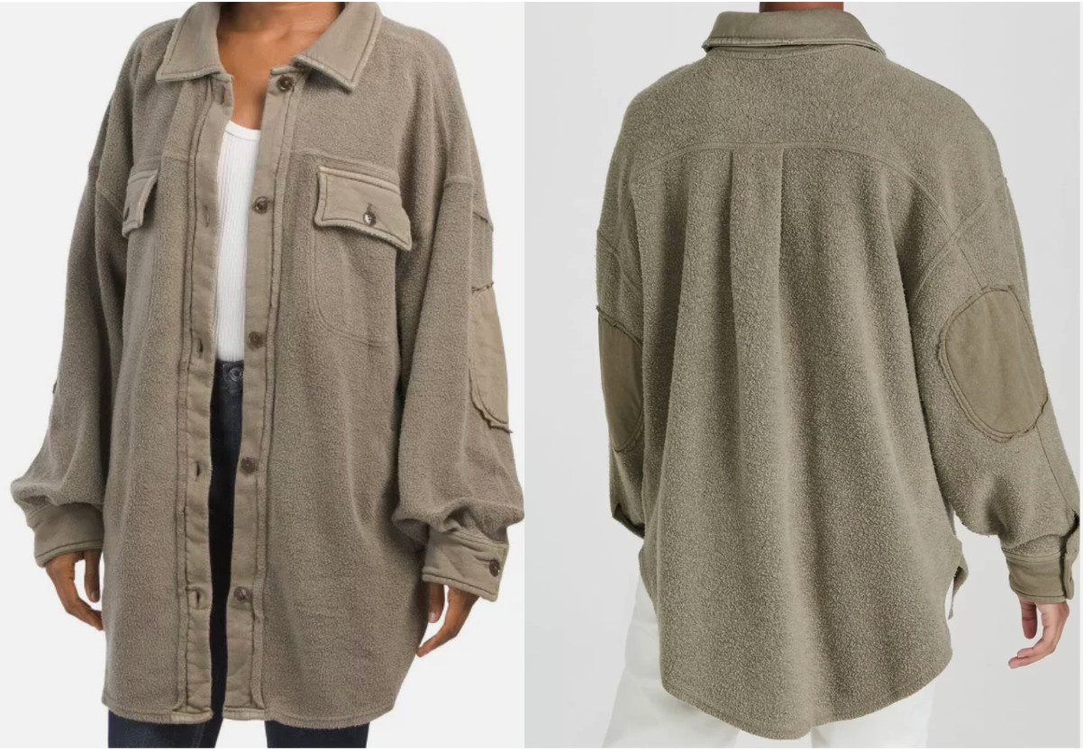 Free People Oversized Ruby Jacket Shacket Womens … - image 4