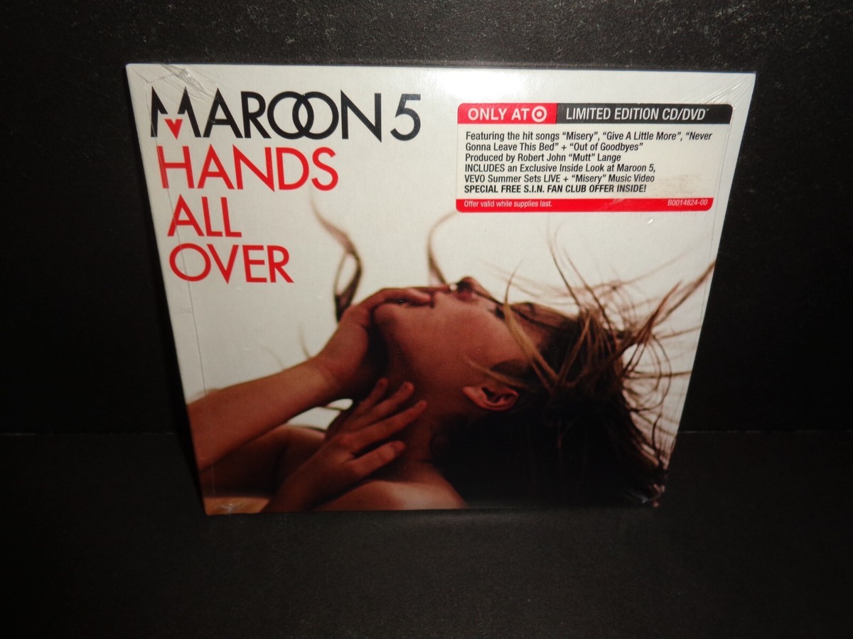HANDS ALL OVER by MAROON 5--Target Exclusive Limited Edition CD  DVD--Misery