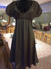 Abito donna Extyn Italia stampa oro/nero taglia 10