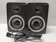 M-Audio Studiophile DX4 Studio Monitor Speakers Dented Tweeter Cones Black Pair