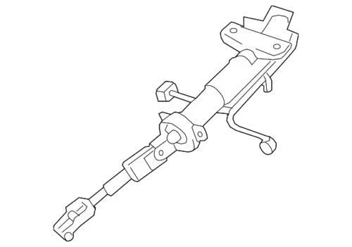Genuine GM 2006-2016 Chevrolet Impala LT Steering Gear Coupling Shaft 19354492 - Image 2 of 3