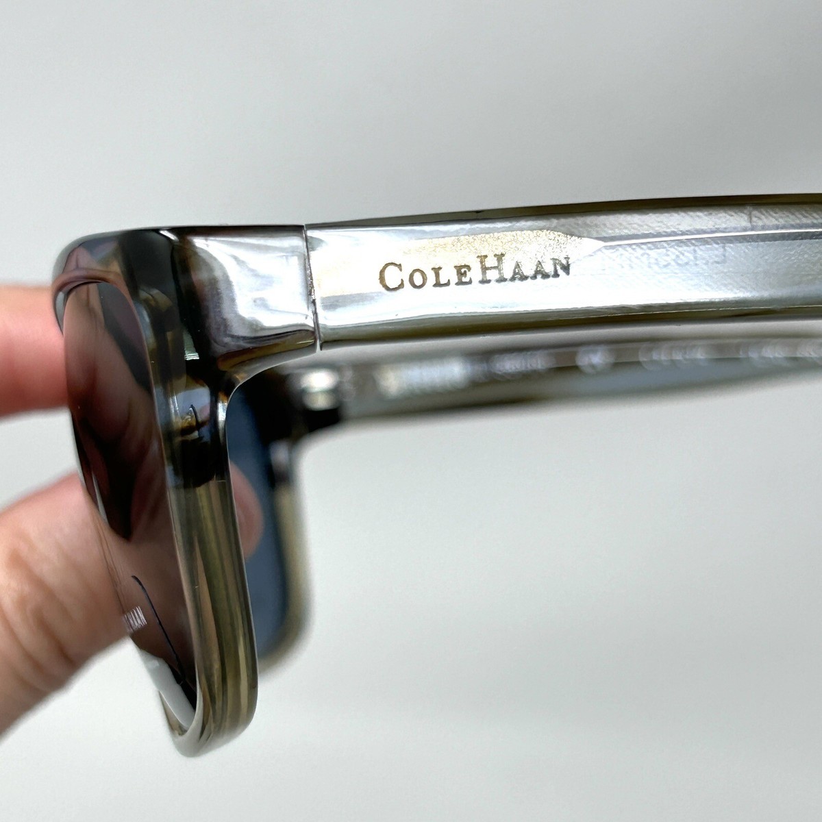COLE HAAN Sunglasses CH 614 Teal Horn Fade Frames 58 [] 14 