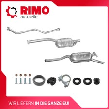 Mercedes W124 200 Diesel (1985-1993) ohne Kat Auspuffanlage Mit Montagesatz
