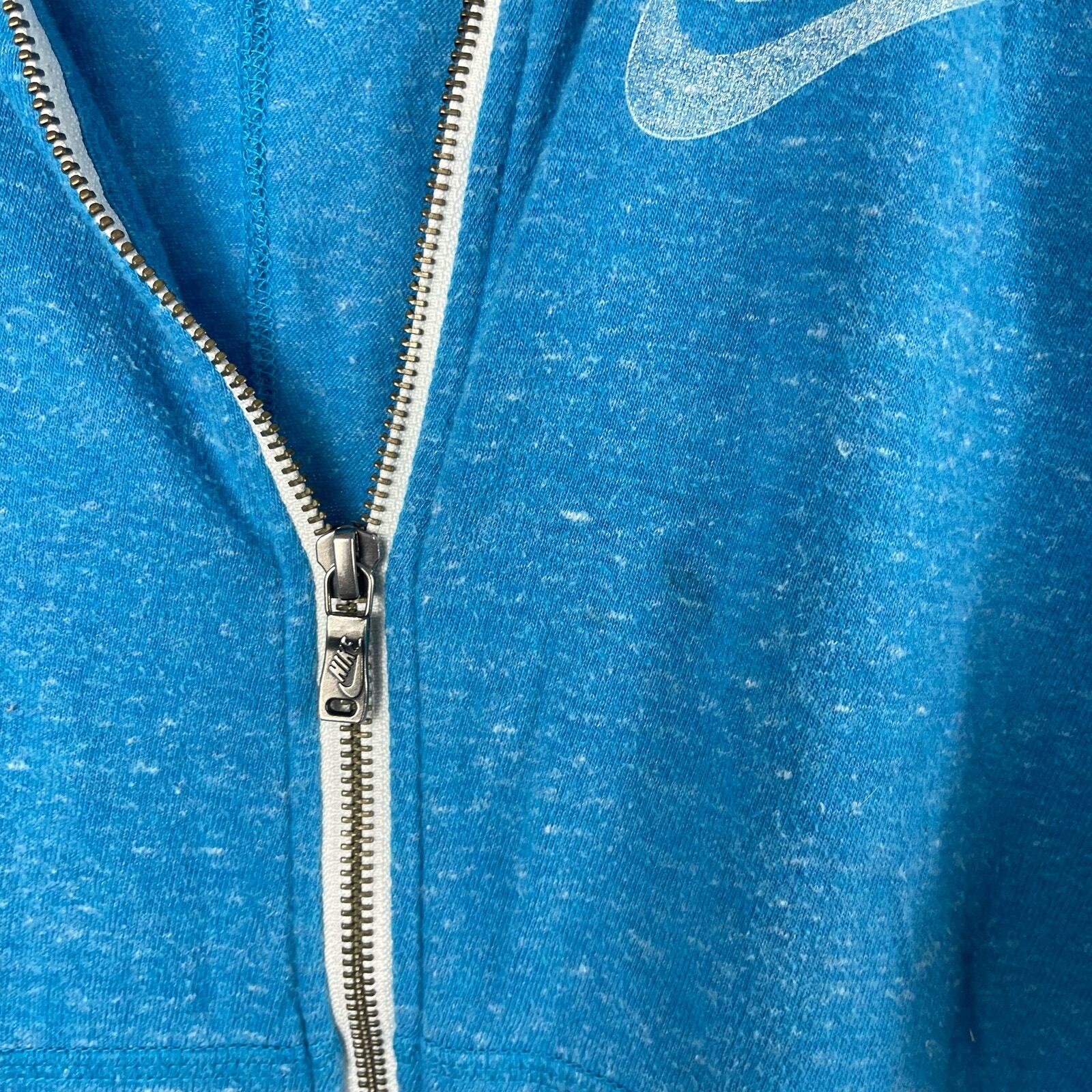 SACAI X NIKE Giacca Nike donna full zip blu Activewear leggera taglia S