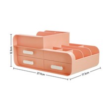 Office Drawer Desktop Organiser Makeup Comestic Storage Box Stationary Tidy Case