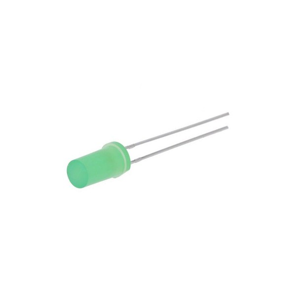 2X OSPPD25TK4A Led 5Mm Bipolar GrüN 500-750Mcd 180° Front: Flach Optosupply-image