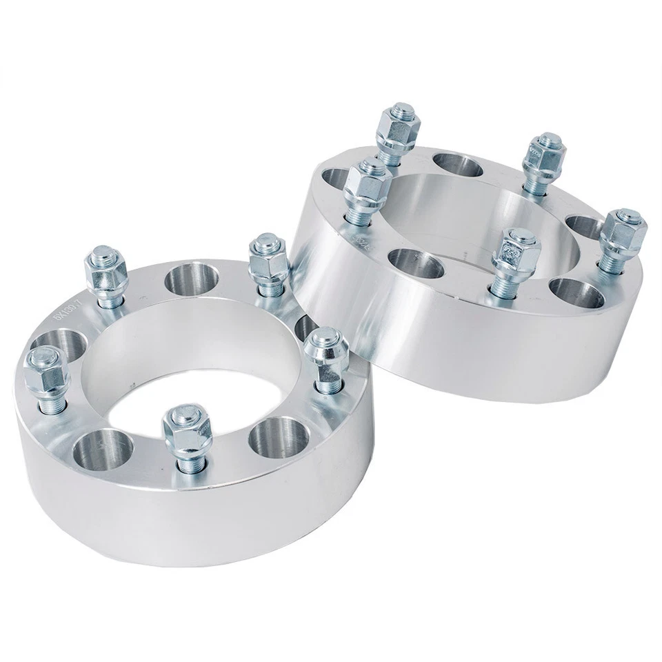 4x 5x5.5 to 5x5.5 Wheel Spacers 2" Inch 1/2x20 for Jeep CJ3 CJ6 Ford E-150 Dodge - Image 2 of 4