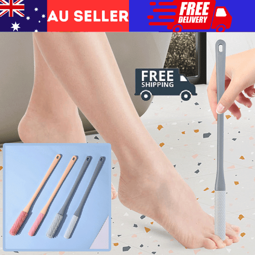 Long Toe Cleaning Brush Foot Shower Scrubber Bush For Seniors Elderly Disabled - Picture 2 of 19