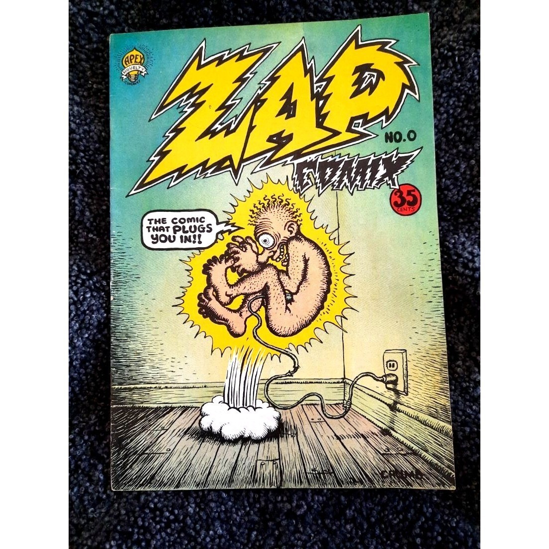 Vintage Comic ZAP Comix Comic Book No 0 Oct 1967 Original 1st ed