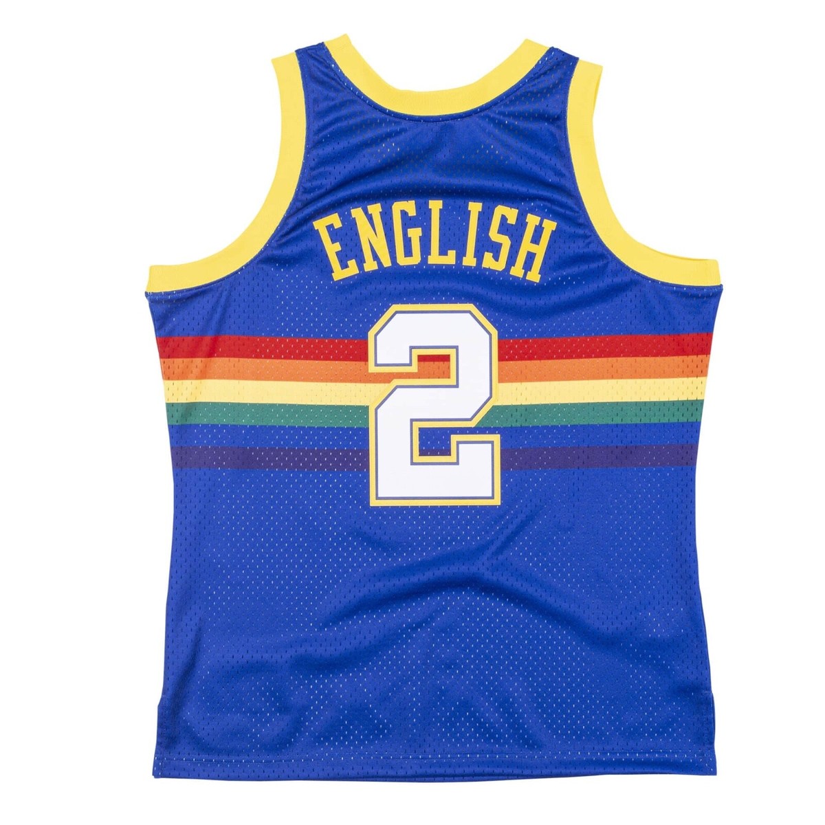 Denver Nuggets Alex English #2 Mitchell & Ness Royal 1987/88 NBA