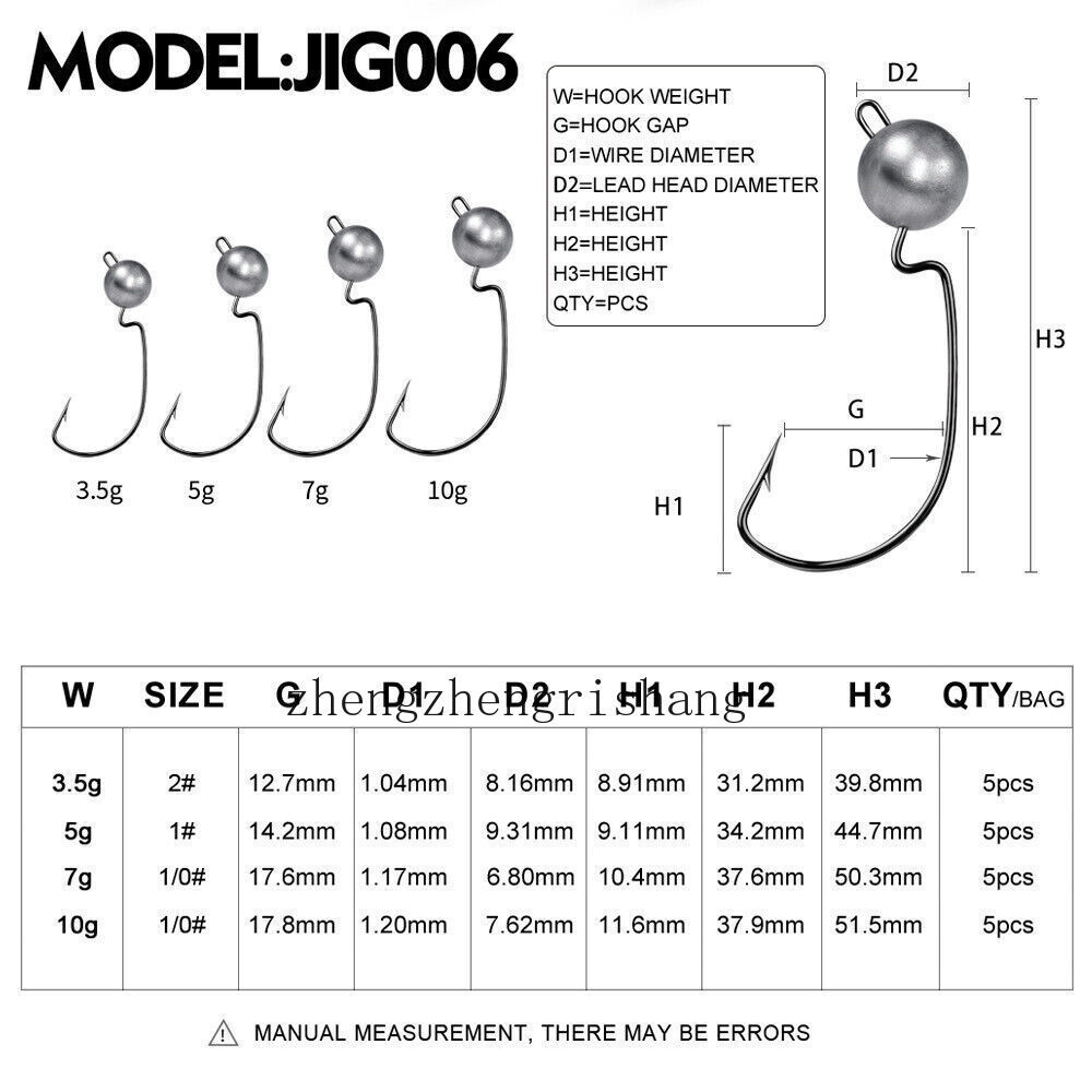 THKFISH 10pcs Jig Head ami da pesca 3.5g 7g 10g 14g Bullet Lead Heads gancio spinato ganci Offset in acciaio ad alto tenore di carbonio per verme morbido THKFISH 10pcs Jig Head ami da pesca 3.5g 7g 10g 14g Bullet Lead Heads gancio spinato ganci Offset in acciaio ad alto tenore di carbonio per verme morbido