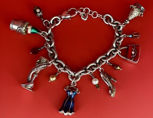 Brighton Celebration New Years Eve Party Charm Retired Bracelet