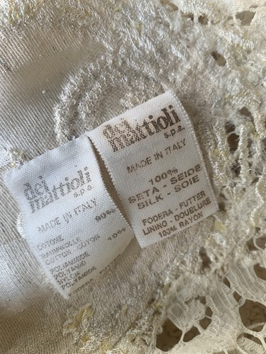 Vtg Rare Gianfranco Ferre blouse skirt jacket silk heavy lace embroidered HTF - Picture 20 of 23