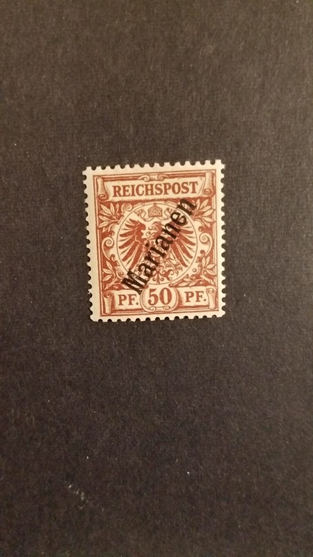 German Colonies Marianen Islands 50PF 1900 MNH 56 degrees