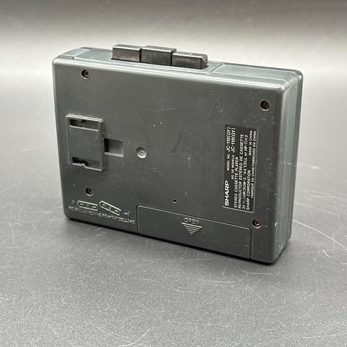 Sharp JC-118(GY) X-Bass Stéréo Lecteur Cassette Walkman - Courroie Neuve ✅ - Photo 2/3
