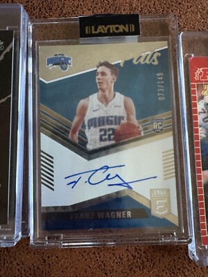 Franz Wagner 2021-22 Panini Donruss Elite RC Pen Pals on Card Auto SP /149 