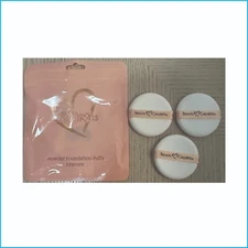 Beauty Creations 3‑Piece Powder Foundation Puffs Set – Latex‑Free Velvet Face Ap