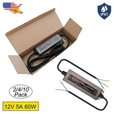 12V 5A 60W Led Power Supply IP67 Waterproof AC 110V To DC 12V Led Transformer