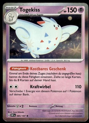 Togekiss 85/197 Rare Deck Exclusives Pokemon NM Deutsch