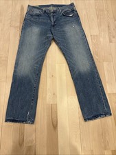 Vintage Ralph Lauren Jeans Mens 38x32 Blue Relaxed Fit Polo Jeans Co Denim Pants