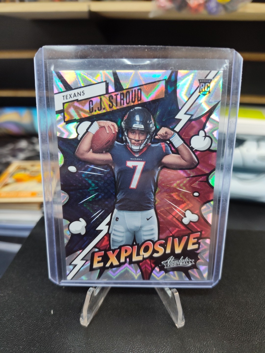 2023 Panini Absolute CJ Stroud EXPLOSIVE 💥 Texans #37 RC RARE Vertical