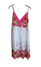 Beach 2 Beach Floral Plus Size 22 Strappy Dress Summer Holiday