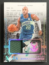 Khris Middleton 2023-24 Panini Noir Screenplay Jerseys Patch /99 #22