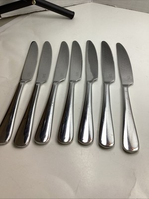 Jamie Oliver Table knife Lot Of 7 Stainless Steel Cutlery  Set. Used