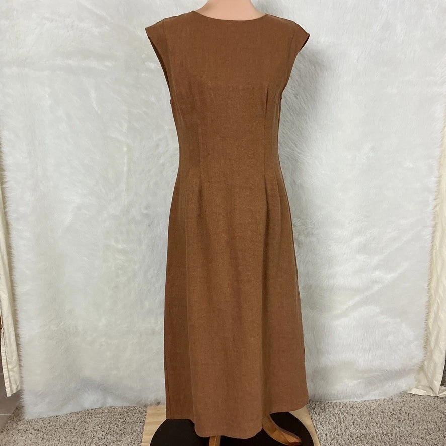 Linen Sheath Dresses for Women for sale | eBay