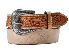 Nocona Western Belt Mens Roughout Boot Stitching Natural N210009148