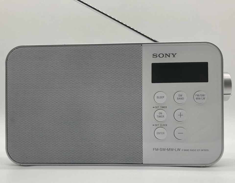 SONY ICF-M780SL Radio Digital 4 Band FM/SW/MW/LW Tragbar LC-Display Wecker Alarm - Bild 2 von 4