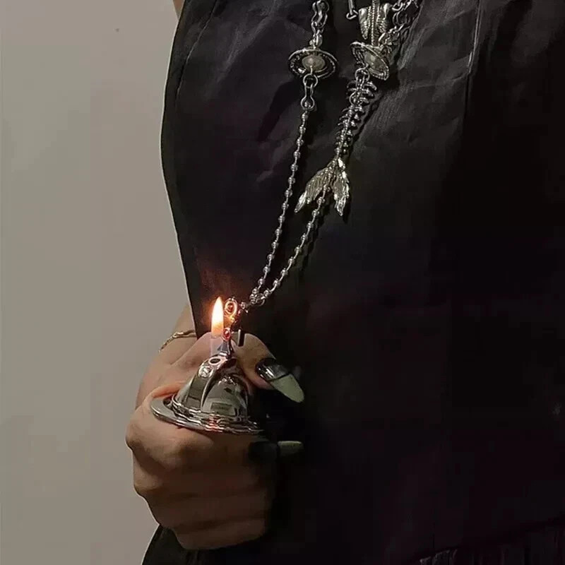 Vivienne Westwood Nana Anime Okazaki Shinichi Pendant Lighter Two Orbs Chain