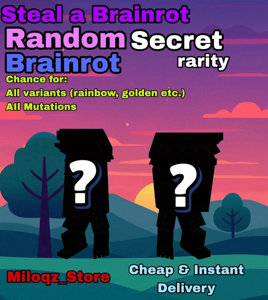 Random Secret Brainrot | Steel a Brainrot | Instant Delivery | Cheap| Roblox