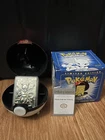Vintage 1999 Burger King Mewtwo Pokemon 23K Gold Plated Card and Pokeball