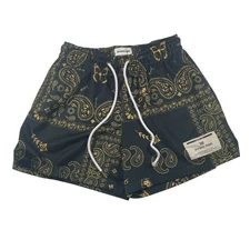 Ryoko Rain Mens Shorts King James Graphic M Basketball Gym USA Preowned Bandana