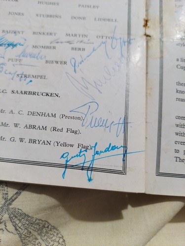 Liverpool V Saarbrucken 8/5/1951 Festival Of Britain Multi Autographed (17 - Picture 7 of 15