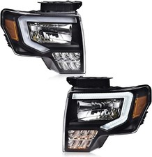 LED Headlight Assembly Compatible with Ford F150 2009 2010 2011 2012 2013 2014,