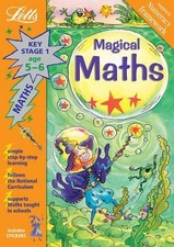 Magical Maths Age 5-6 (Letts Magical Topics) by Ruben, Barbara Paperback Book