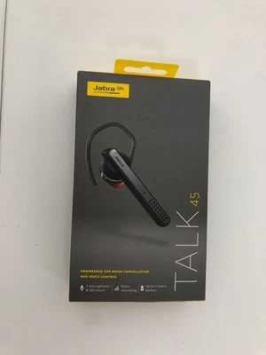 Casque Bluetooth Jabra Talk 45 Argent HD Voice Noise Cancel Neuf