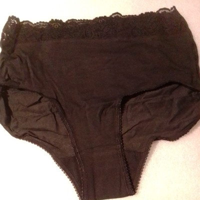 Matalan Woman X Of Supersoft Cotton Lace Lycra Full Briefs