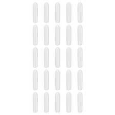 100pcs Round Rubber End Caps 3.5mm ID Bolt Covers Vinyl Screw Protectors White