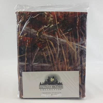 Shower Curtain Hautman Brothers Lodge At The Crossing Deer 72x72 Polyester - Image 1 of 4