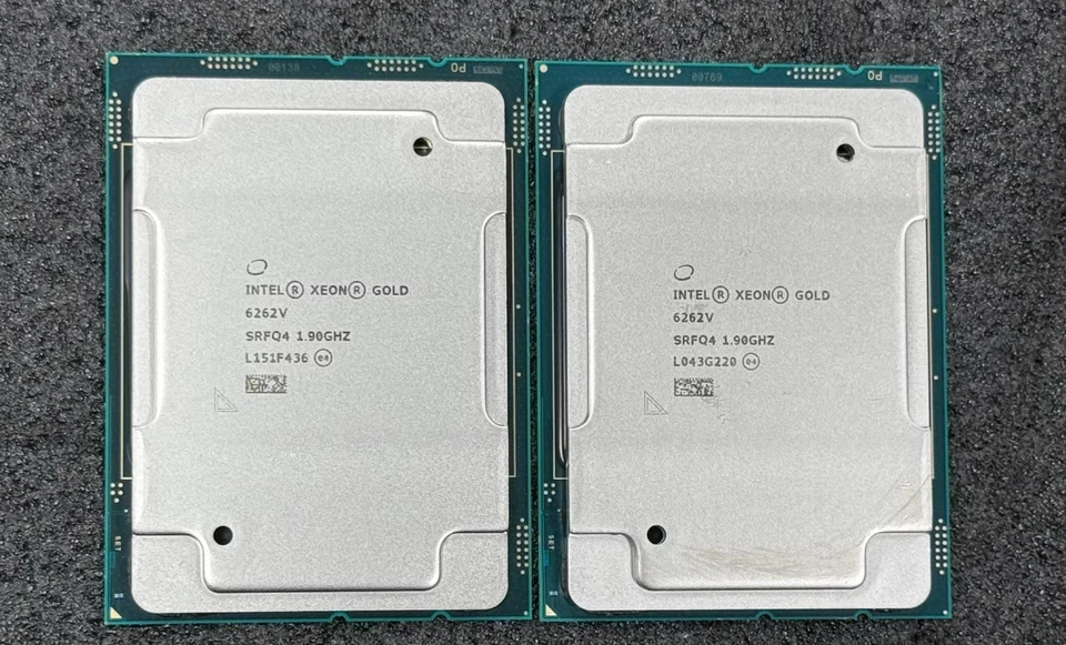 Intel Xeon Gold 6262V SRFQ4 24 Core 33MB Cache FCLGA3647 1.90GHz CPU Prozessor