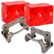2x TRW BREMSSATTEL HALTER TRÄGER HINTEN passend für CITROËN JUMPY SPACETOURER PE
