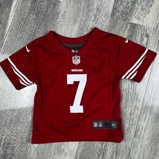Nike San Francisco 49ers Colin Kaepernick 7 Youth Red Football Jersey Size L 1