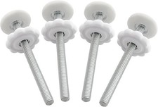 4 Pack Baby Gate Threaded Spindle Rod 8MM M8 Replacement Screw Bolts Hardware