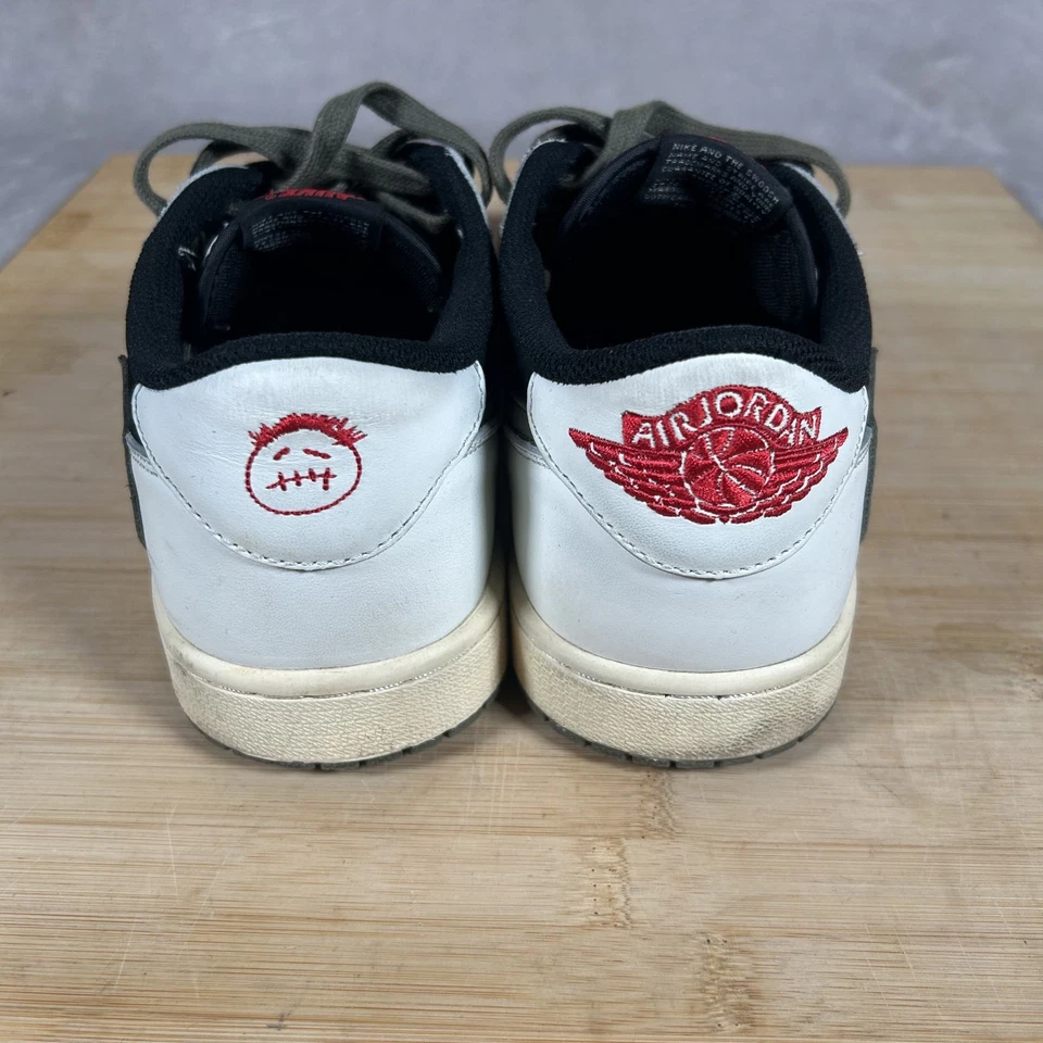 Travis Scott x Nike Air Jordan 1 Retro Low OG SP 'Reverse Mocha' Mens 10 DZ4137 - Image 4 of 4